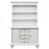 Pmkvgdy Bibliotheque Cabinet Multifonctionnel en Bois Mobilier Miniature pour 1/12 de Poupee - Blanc