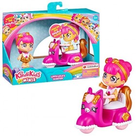 Kindi Kids- Airplane Minis Lippy Lulus Scooter à Collectionner, 50081, Multicolore