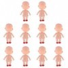 Inzopo Lot de 10pcs Corps Nue Poupée Bébé Reborn Accessoires de Bricolage