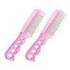 SAFIGLE 8 Pièces Peigne Peigne De Coiffure De Poupée denfant Brosse À Cheveux Rose Peigne De Perruque De Poupée Kit De Bross