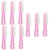 SAFIGLE 8 Pièces Peigne Peigne De Coiffure De Poupée denfant Brosse À Cheveux Rose Peigne De Perruque De Poupée Kit De Bross