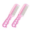 SAFIGLE 8 Pièces Peigne Peigne De Coiffure De Poupée denfant Brosse À Cheveux Rose Peigne De Perruque De Poupée Kit De Bross