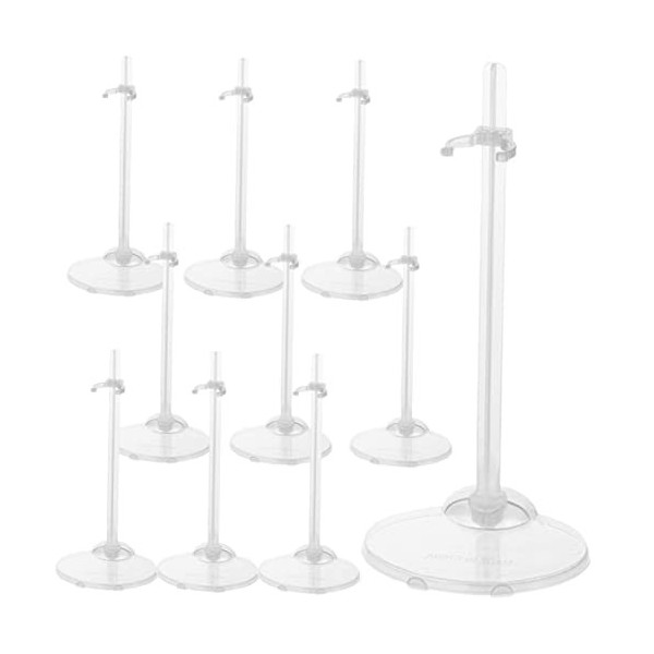 Toyvian 10 Pièces Stand De Poupée Supports De Poignet De Poupée Supports De Poupée De Bureau Mini Présentoirs De Poupées Cadr