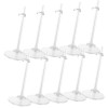 Toyvian 10 Pièces Stand De Poupée Supports De Poignet De Poupée Supports De Poupée De Bureau Mini Présentoirs De Poupées Cadr