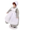 Serviteur miniature de maison de poupée, personnes stables et flexibles de poupée en céramique réaliste pour maison de poupée