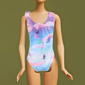 TOYANDONA Robes De Filles 4 Ensemble Poupée Maillots De Bain Fille Poupée Bikini Maillots De Bain Été Vêtements De Bain Tenue