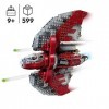 LEGO 75362 Star Wars La Navette T-6 dAhsoka Tano, Jouet Vaisseau Spatial avec 4 Personnages de la Guerre des Étoiles, Ahsoka