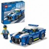 LEGO 60312 City La Voiture de Police, Jouet pour Enfants dès 5 Ans avec Minifigure Officier, Idée de Cadeau, Série Aventures
