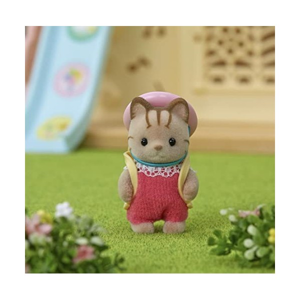 Sylvanian Families - Le Village - Le bébé Chat Tigré - 5417 - Jumeaux et Bébés - Mini Poupées