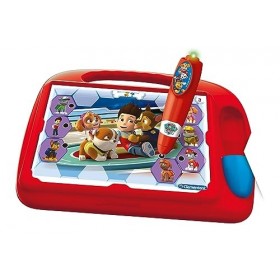 Clementoni - Le Pupitre Educatif - Pat Patrouille - Jeu Intéractif - Quiz - 18 Activités - Stylo Electronique Avec Effets Son