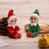 Geviro Lot de 2 mini poupées elfes de Noël pour décoration dintérieur