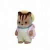 Sylvanian Families - Le Village - Le bébé Écureuil Roux - 5406 - Jumeaux et Bébés - Mini Poupées