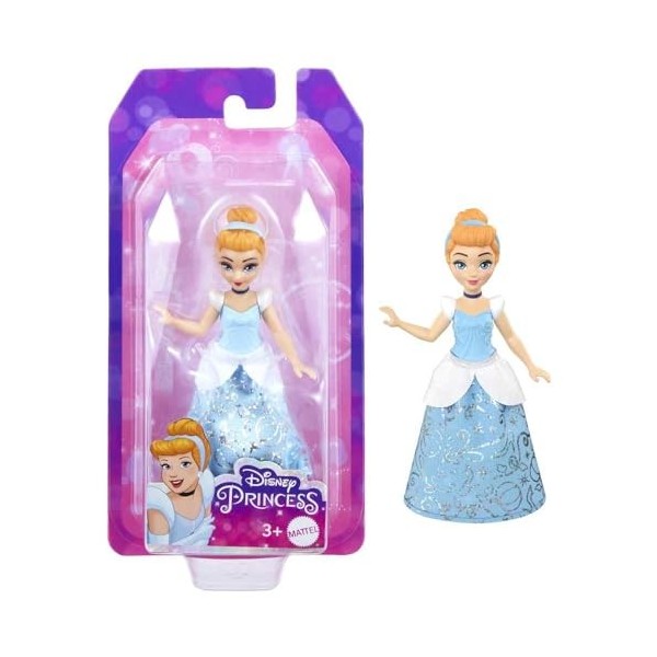 Disney Princesses - MTHLW73 - Poupée articulée 9 cm - Personnage Cinderella