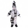 25cm 10inch Porcelaine Drôle Debout Clown Homme En Costume