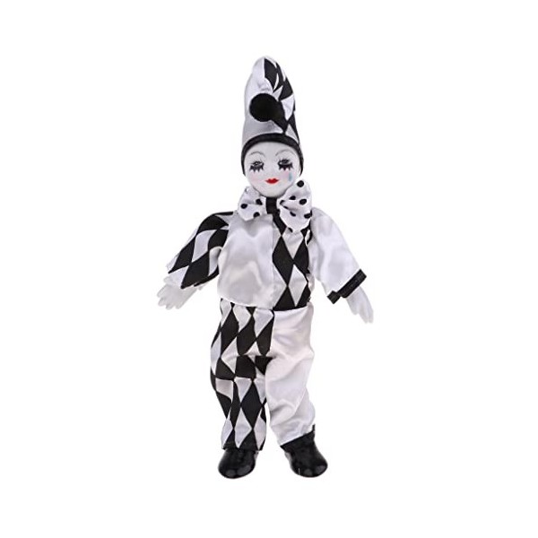 25cm 10inch Porcelaine Drôle Debout Clown Homme En Costume