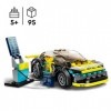 LEGO 60383 City La Voiture de Sport Électrique, Jouet pour Garçons et Filles de 5 Ans, Set de Voiture de Course, avec Minifig