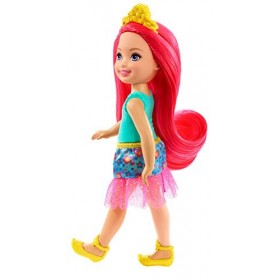 Barbie – Dreamtopia – Club Chelsea – Fille avec Cheveux Rouge/Rose
