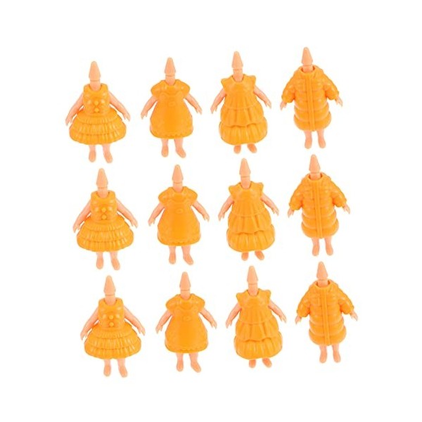 ibasenice 12 Pièces Corps De Poupée Costume De Princesse Poupées De Maison De Poupée Jouets en Vrac Jouets pour Filles en Vra