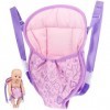 Zerodeko Porte-Bébé Accessoire De Poupée Bretelles Réglables Poupée Fille Paquets Sortants Accessoires De Poupée Bébé Transpo