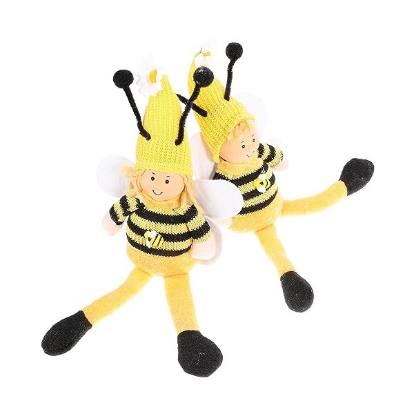 SAFIGLE 2 Pièces 1 Ensemble Abeille Poupée Décoration Kidcraft Playset Enfants Playset Jouet pour Enfants Jouets pour Enfants