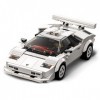 LEGO 76908 Speed Champions Lamborghini Countach, Jouet modèle de Voiture de Course pour Les Enfants de 8 Ans et Plus