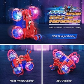 HappyGoLucky Voiture Télécommandée Enfant, Jouet Enfant 3 4 5 6 7 8 9 Ans Garçon Jouet Garcon 3-9 Ans Cadeau Garcon Fille 3-1