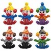 STOBOK 6 Pièces Figurines De Clown De Cirque De Carnaval Mini Décorations De Clown Statues De Clown Miniatures Ornements Peti
