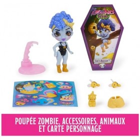 ZOMBAES - PACK DE 1 WILD VIBES - Figurine Zombie Surprise À Collectionner Avec Accessoires Pour Poupées Et Cercueil - Poupée 