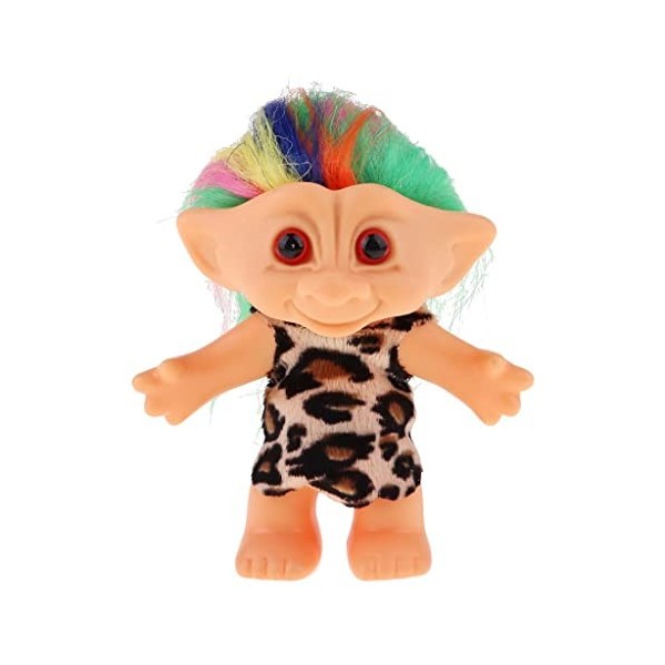 Oshhni Délicat Chanceux Troll Poupée Mini Figurines Jouet Décorations de Gâteau Coloré, 2