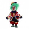 F Fityle 18cm Poupée en Porcelaine Clown Drôle Statue Décoration Halloween Jouet pour Enfant 4