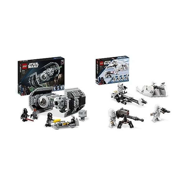 LEGO 75347 Star Wars Le Bombardier TIE, Kit de Maquette à Construire, Vaisseau avec Figurine de Droïde Gonk et Minifigurine D