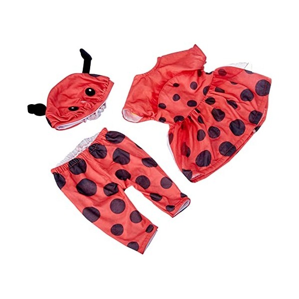 Dolly Moda- Zapf Creation 870921 Vêtements pour poupées 43 cm Coccinelle Mignonne