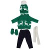 keebgyy Vêtements de Poupée pour Bébés Filles, Vêtements et Accessoires de Poupée de Noël, Pull, Pantalons, Chapeaux, Accesso