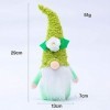 ABOOFAN Printemps GNOME Poupée en Peluche Tomte Poupée Suédois Nain Figurine Fleur Elf Ferme Décor pour Le Printemps Parti Ki