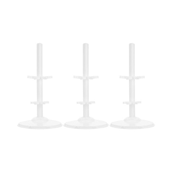 Toyvian 3 Pièces Poupée Cintre Mannequin De Vêtements De Poupée Plastique Support Daffichage De Poupée Support De Support Fi