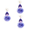 Totority Bébés Poupées 3 Pièces Porte-Clés Moelleux Poupée en Peluche Porte-Clés De Voiture Porte-Clés De Voiture Bébés Poupé