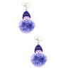 Totority Bébés Poupées 3 Pièces Porte-Clés Moelleux Poupée en Peluche Porte-Clés De Voiture Porte-Clés De Voiture Bébés Poupé