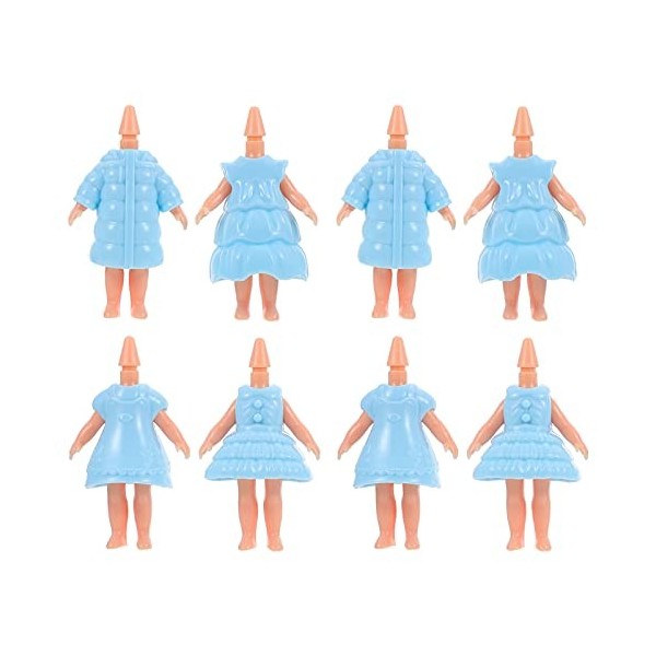 SEWACC 12 Pièces Corps De Poupée Action Corps De Fille Bricolage Poupée Artisanat De Petites Poupées Poupée De Corps Féminin 