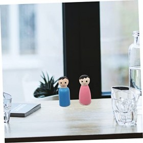 TOYANDONA 10 Pièces Ornements pour Enfants Jouets Poupées Enfants Poupées DIY Marionnette Bricolage Graffiti Poupées Jouets D