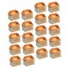 ibasenice Boîtes De 20 Pièces Petites Boîtes à Pâtisserie Accessoire Miniature Accessoires Boîtes à Gâteaux Miniatures Boîte 