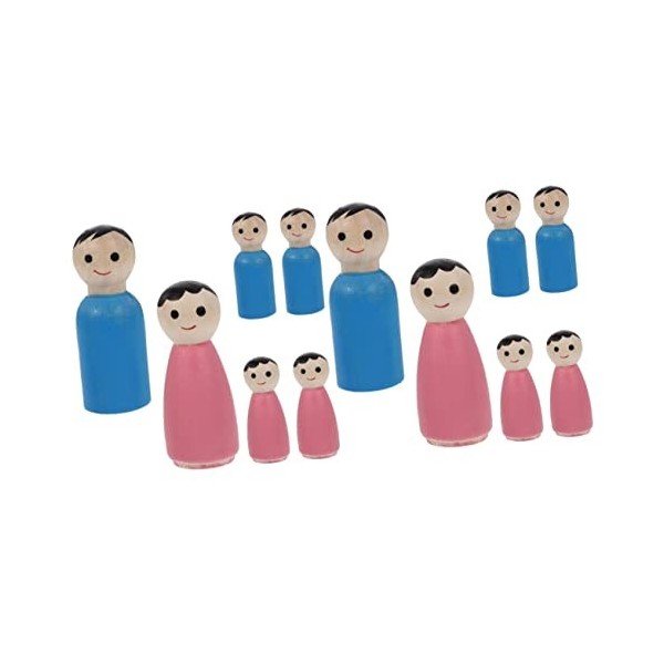 Toyvian 10 Pièces Enfants Poupées Jouets Poupées Ornement pour Enfants Chiffres pour Enfants Table De Sable Approvisionnement