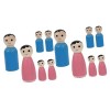 Toyvian 10 Pièces Enfants Poupées Jouets Poupées Ornement pour Enfants Chiffres pour Enfants Table De Sable Approvisionnement