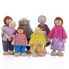 cobee Dollhouse Lot de 7 figurines de maison de poupée en bois pour maison de poupée A 