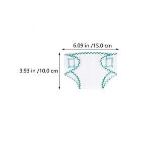 TOYANDONA Lot de 6 Couches pour poupée de 35,6 à 45,7 cm