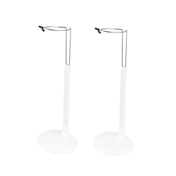 ibasenice 2 Pièces Accessoires Vintage Mini Jouets en Plastique Bébé Poupée Figurine Présentoir Supports De Rangement De Poup