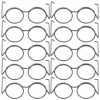 Zerodeko 20Pcs Lunettes De Poupée Miniatures Lunettes De Poupée À Jante en Fil Métallique Poupées De Lunettes Miniatures Poup