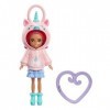 Polly Pocket Poupée Hoodie Friends Licorne pour filles de 4 ans et plus