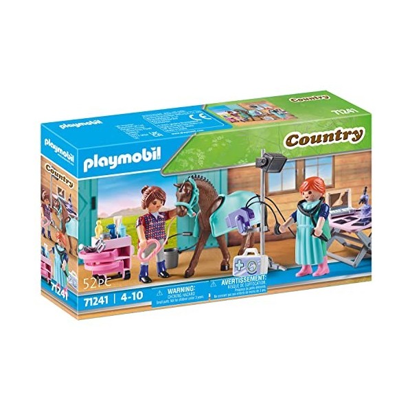 Playmobil 71241 Vétérinaire équin- Country - Le Club déquitation - Chevaux vétérinaire