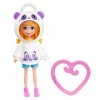 Polly Pocket Poupée Hoodie Friends Polly Panda pour les filles de 4 ans et plus