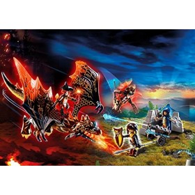 Playmobil 70904 Chevaliers Novelmore Dragon de Burnham Raiders - Novelmore- Novelmore- Chevalier Aventure